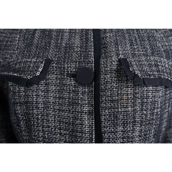 Talbots Womens Blazer Suit Jacket Sz 6 Navy Blue - Picture 2 of 6